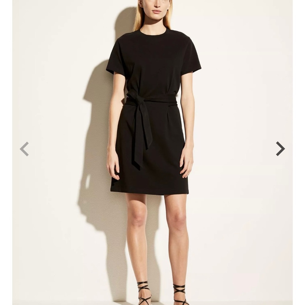VINCE Navy Blue T-Shirt Dress
